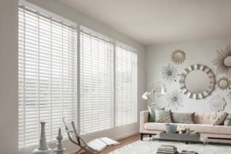 Blinds faux wood