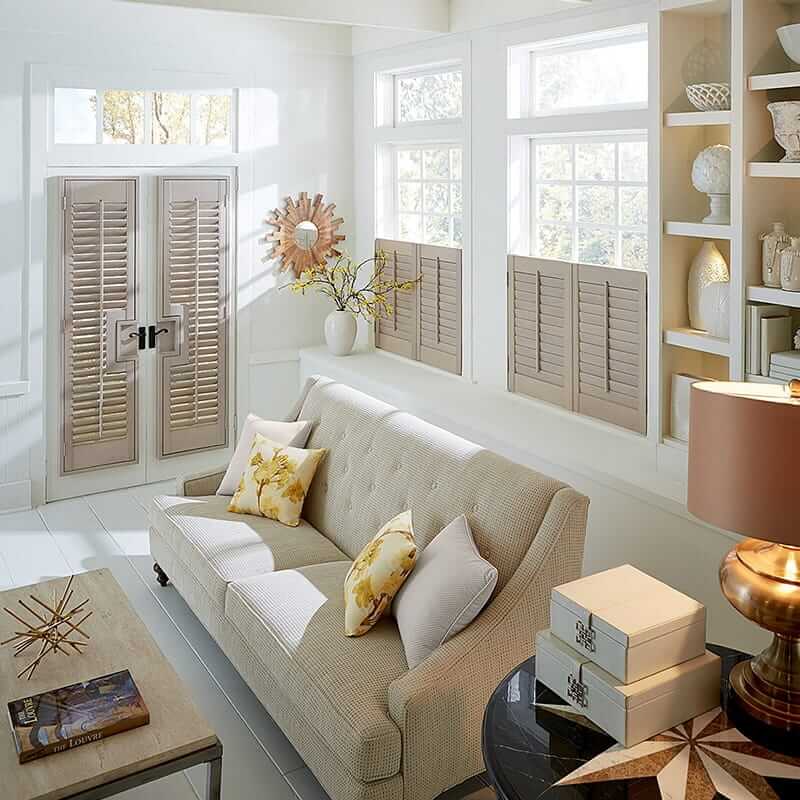 shutters in living room